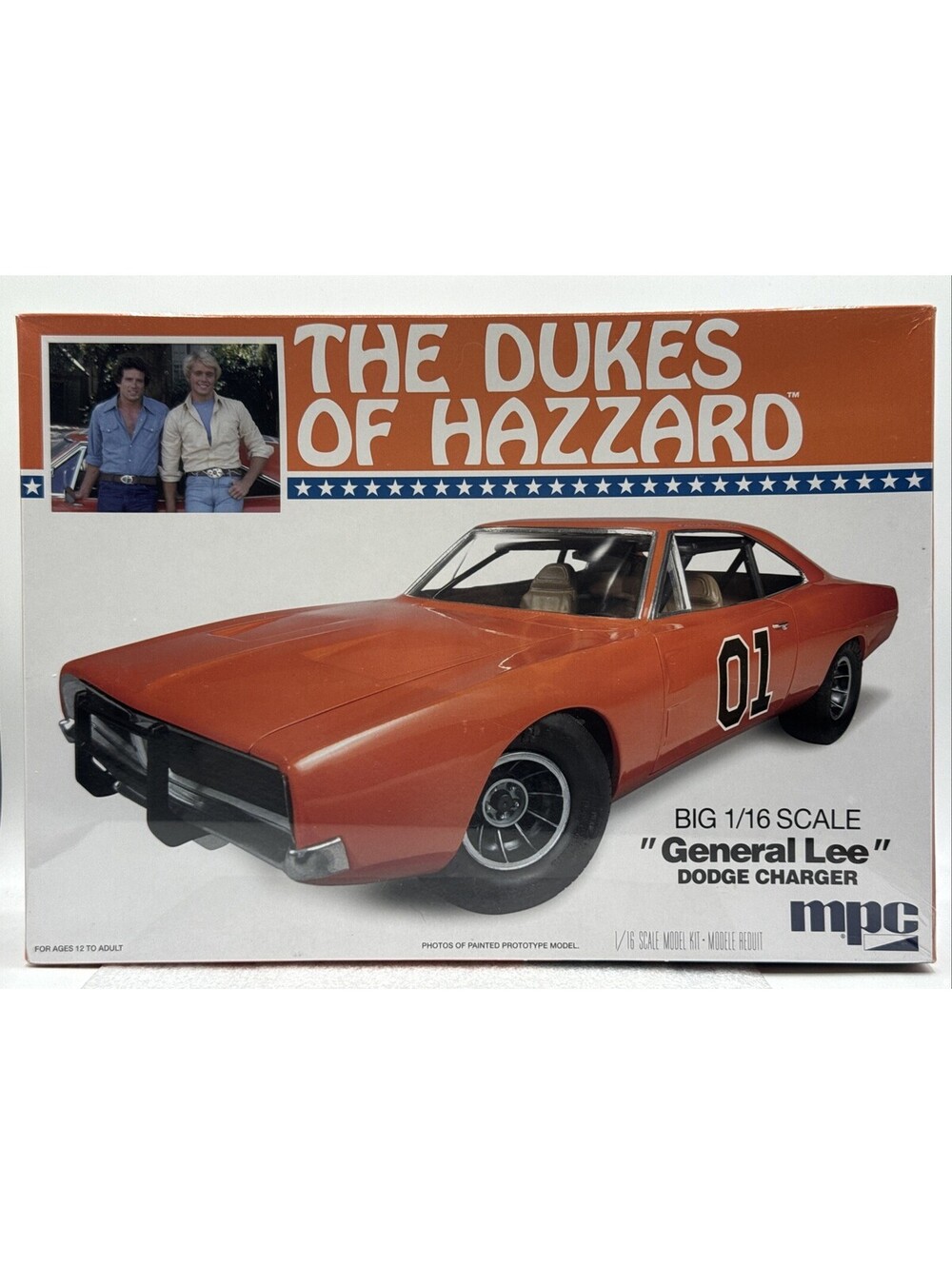 MPC Dukes of Hazzard "General Lee" Dodge Charger 1:16 Model Kit sealed